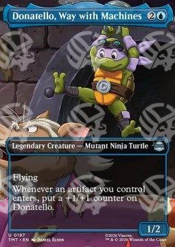 Donatello, Way with Machines - Teenage Mutant Ninja Turtles: Extras (Uncommon) [XTMT-197]