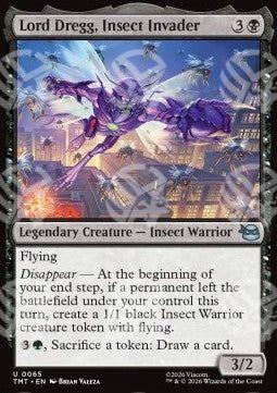 Lord Dregg, Insect Invader - Teenage Mutant Ninja Turtles (Uncommon) [TMT-65]