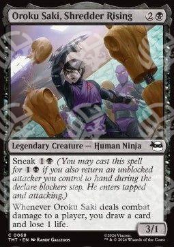 Oroku Saki, Shredder Rising - Teenage Mutant Ninja Turtles (Common) [TMT-68]