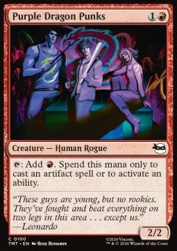 Purple Dragon Punks - Teenage Mutant Ninja Turtles (Common) [TMT-100]