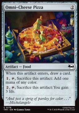 Omni-Cheese Pizza - Teenage Mutant Ninja Turtles (Common) [TMT-176]