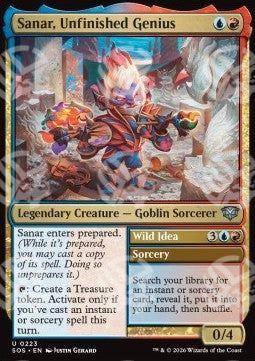 Sanar, Unfinished Genius // Wild Idea - I Segreti di Strixhaven (Uncommon) [SOS-223]