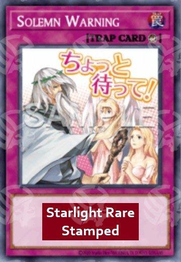 Avvertimento Solenne - Collezione Rarità 5 (Starlight Rare) [RA05-126]
