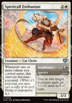 Spiritcall Enthusiast // Scrollboost - I Segreti di Strixhaven (Uncommon) [SOS-33]