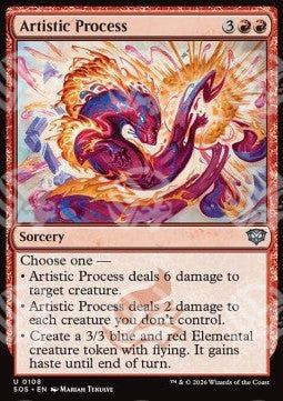 Artistic Process - I Segreti di Strixhaven (Uncommon) [SOS-108]