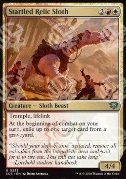 Startled Relic Sloth - I Segreti di Strixhaven (Uncommon) [SOS-233]