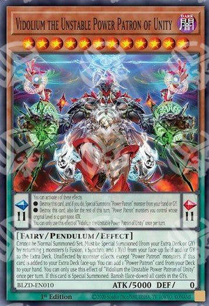 Vidolium l'Instabile Patrono Potente dell'Unità - Blazing Dominion (Super Rare) [BLZD-010]