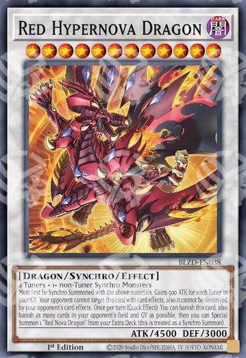 Drago Ipernova Rosso - Blazing Dominion (Super Rare) [BLZD-038]