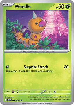 Weedle - Caos Nascente (Common) [CRI-001]
