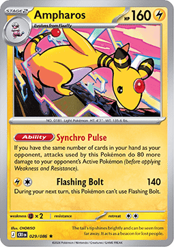 Ampharos - Caos Nascente (Rare) [CRI-029]