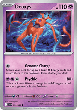 Deoxys - Caos Nascente (Uncommon) [CRI-031]