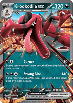 Krookodile ex - Caos Nascente (Double Rare) [CRI-055]
