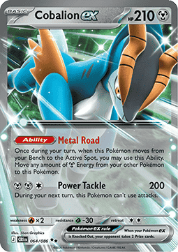 Cobalion ex - Caos Nascente (Double Rare) [CRI-064]