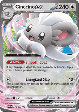 Cinccino ex - Caos Nascente (Double Rare) [CRI-073]