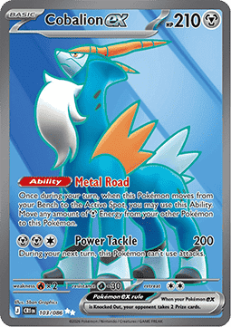 Cobalion ex - Caos Nascente (Ultra Rare) [CRI-103]