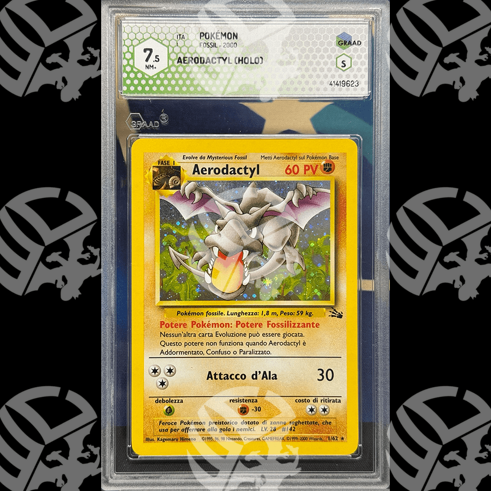 Aerodactyl Holo Fossil - 1 - GRAAD 7,5 - Warcard
