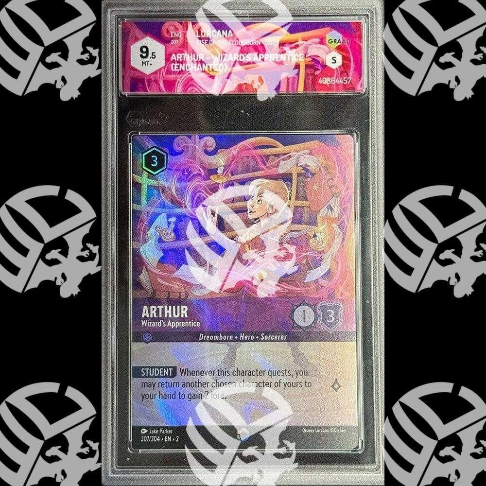 Arthur Wizard Apprentice Rise Of The Floodborn - GRAAD 9,5 - Warcard