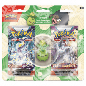 Blister con Gomma - Smoliv e Lechonk - Warcard