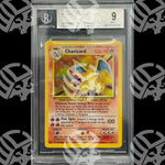 Charizard Base Holo - BGS 9 - Warcard