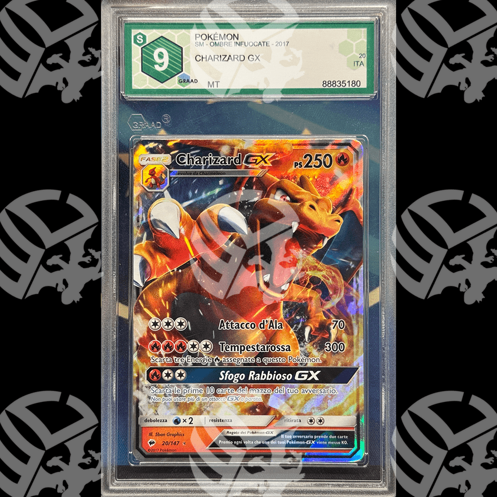 Charizard Gx Ombre Infuocate - 020 - GRAAD 9 - Warcard