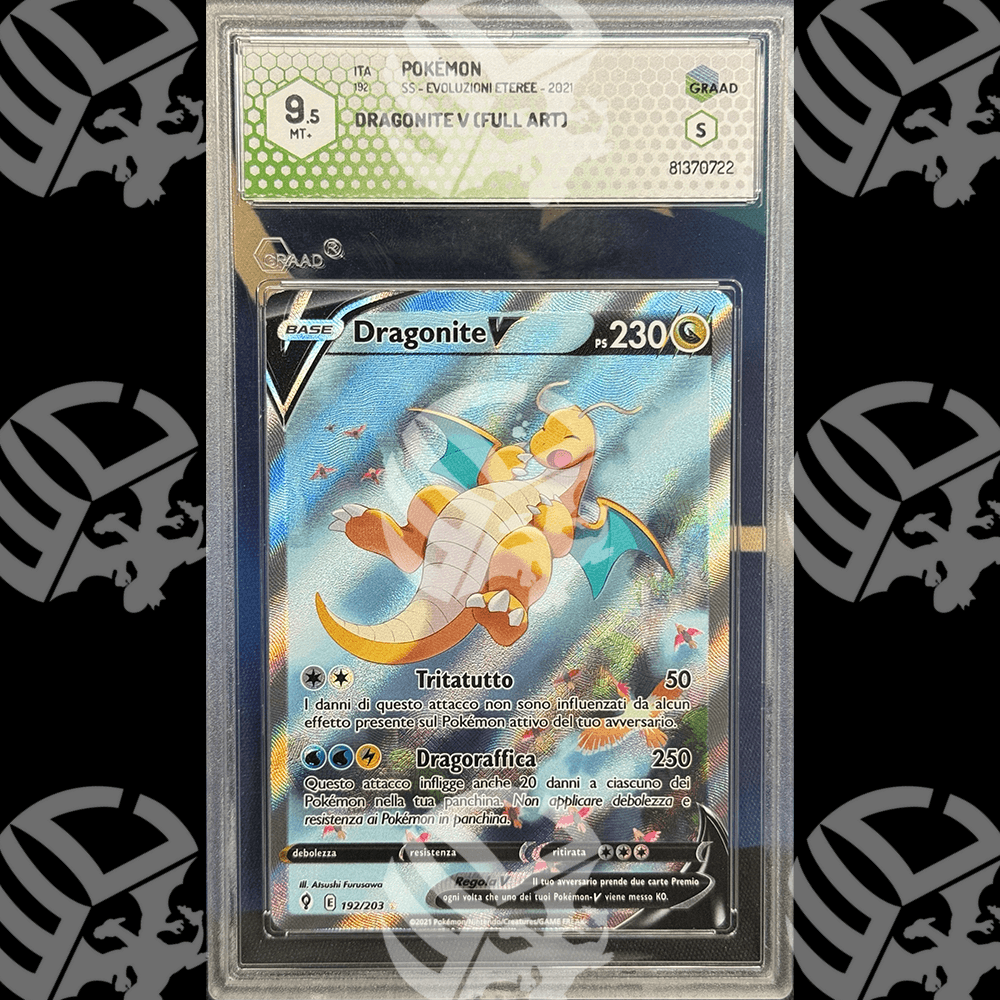 Dragonite V Evoluzioni Eteree - 192 - GRAAD 9.5 - Warcard