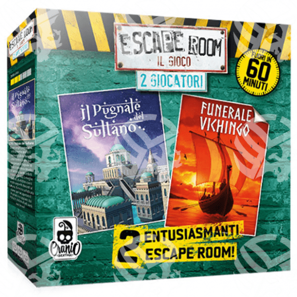 Escape Room: il Gioco - 2 Giocatori - Il Pugnale del Sultano e Funerale Vichingo - Warcard