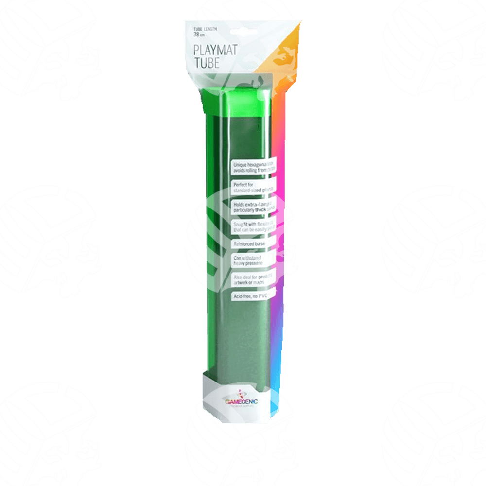 Gamegenic - Playmat Tube - Green - Verde - Warcard