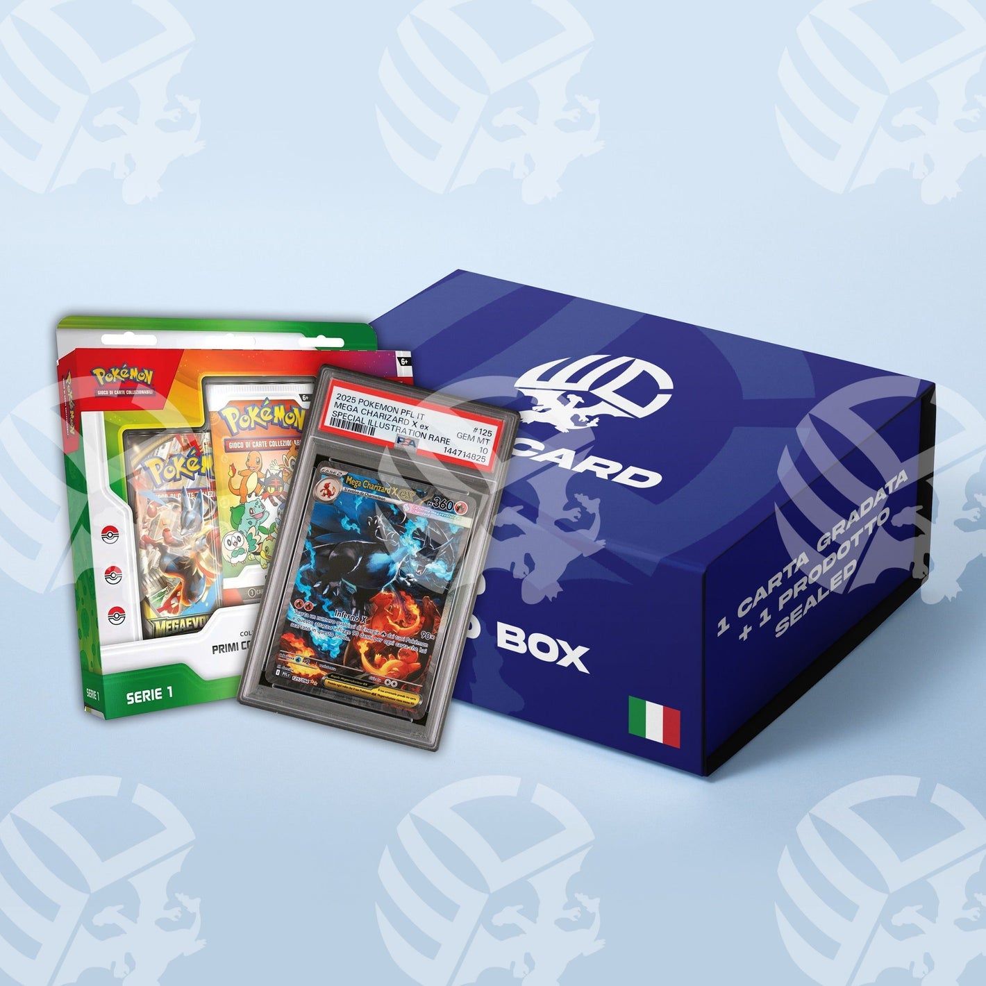 Pro Graded Box - 1 carta gradata e 1 prodotto sigillato