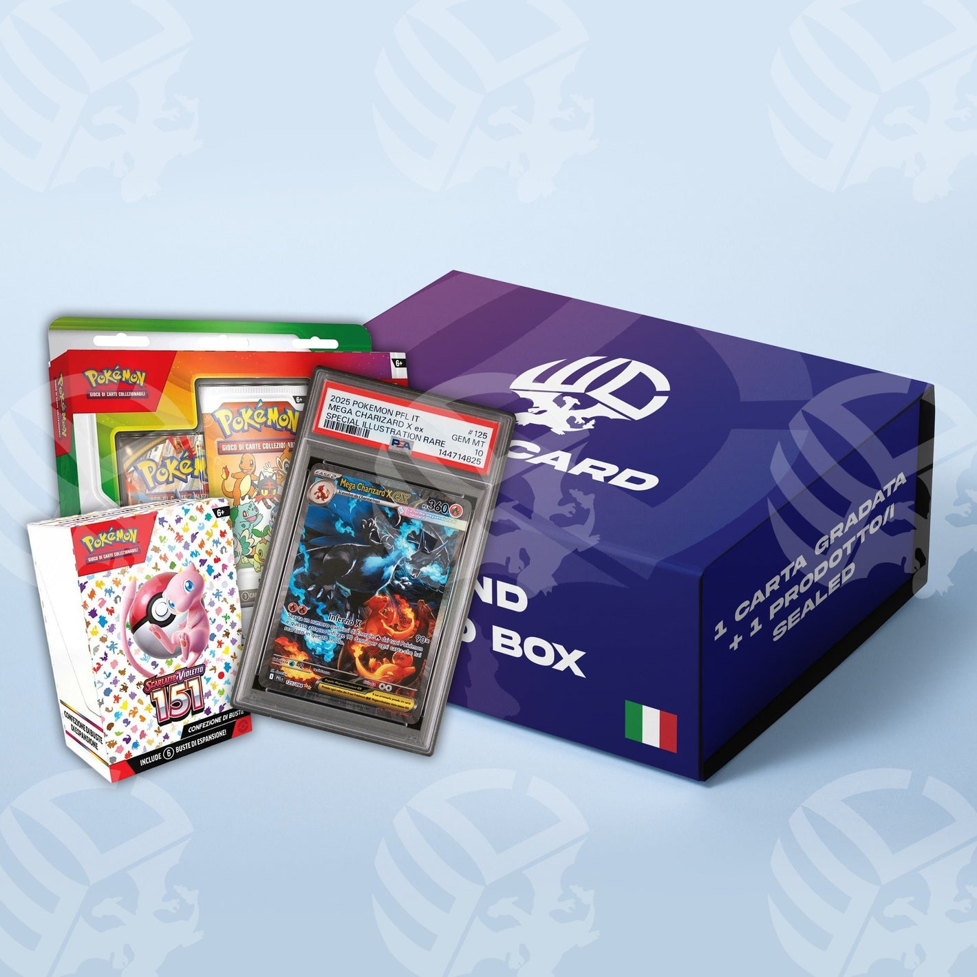 Legend Graded Box - 1 carta gradata + prodotto/i sigillato/i