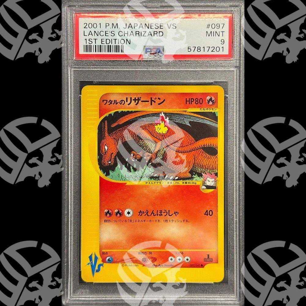 Lance's Charizard 1°ed - PSA 9 - Warcard
