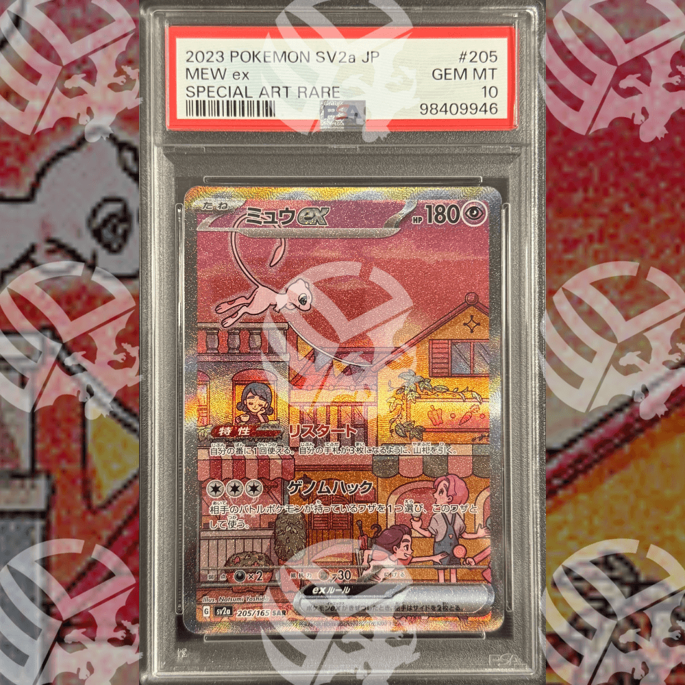 Mew Ex - SAR SV2a 151 - PSA 10 - Warcard