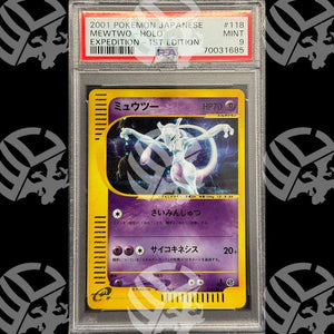 Mewtwo Expedition 1°st - PSA 9 - Warcard