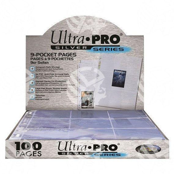 Pagine Album ULTRA-PRO Silver Series - 9 tasche a inserimento superiore - Warcard