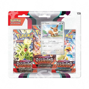 Scarlatto e Violetto: Ossidiana Infuocata - 3 Pack Blister Eevee - Warcard