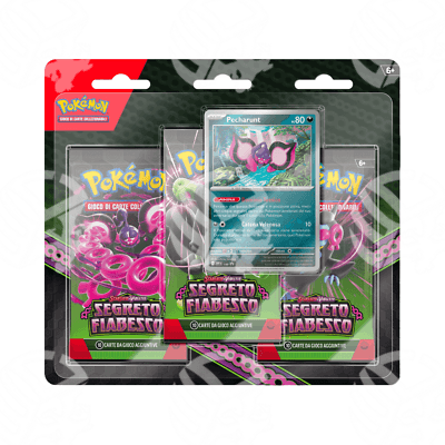 Segreto Fiabesco - 3 Pack Blister Pecharunt - Warcard