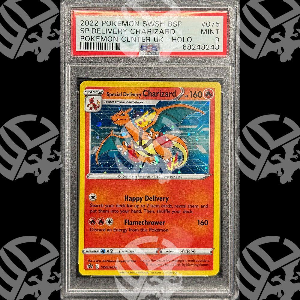 Special Delivery Charizard Pokemon Center UK - PSA 9 - Warcard