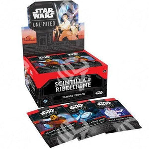Star Wars: Unlimited - Scintilla di Ribellione - Display da 24 Buste ENG - Warcard