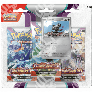 Scarlatto & Violetto - Evoluzioni a Paldea: Blister da 3 bustine + 1 carta promo Varoom - Warcard
