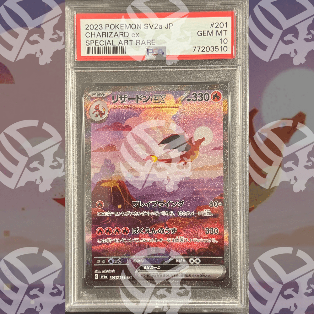Charizard Ex - SAR SV2a 151 - PSA 10 - Warcard